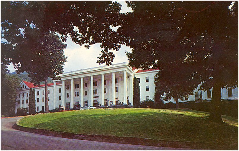 Robert E Lee Hall, Main Building and Hotel at Blue Ridge Assembly, Blue Ridge, North Carolina ck038215a02-f