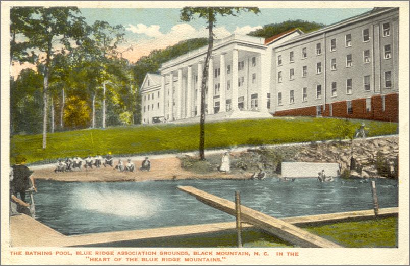 The Bathing Pool, Blue Ridge Association grounds, Black Mountain NC. In the 