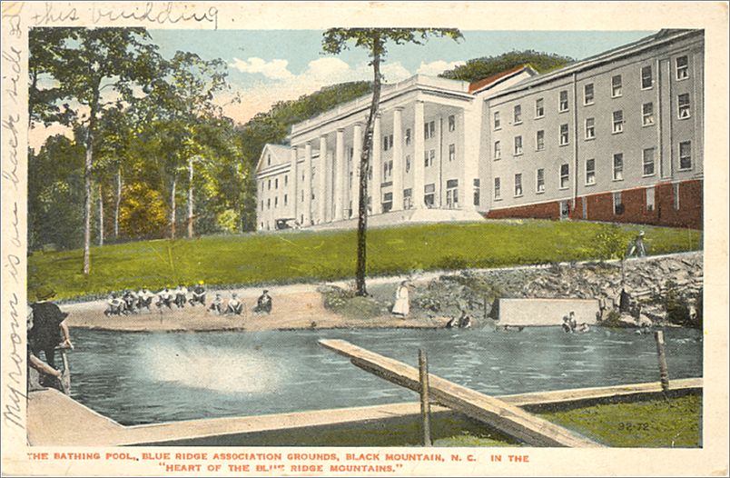 The Bathing Pool, Blue Ridge Association grounds, Black Mountain NC. In the 