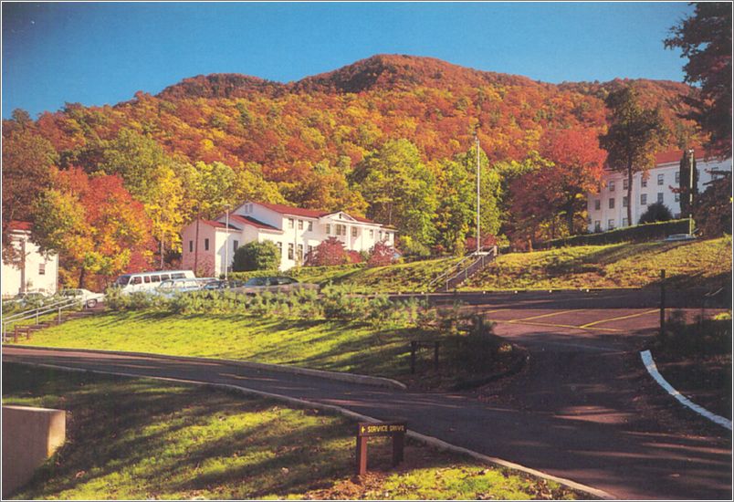 A Fall View of Hightop Mountain at YMCA Blue Ridge Assembly Black Mountain NC apc131544a01-f