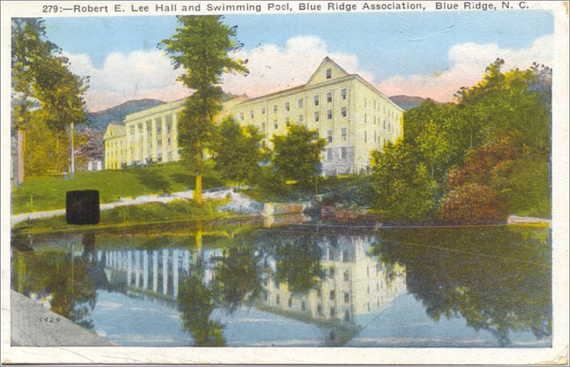 Robert E Lee Hall and Swimming Pool, Blue Ridge Association, Blue Ridge NC apc279b02-f