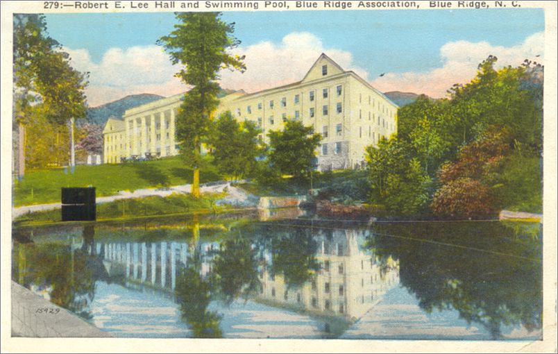 Robert E Lee Hall and Swimming Pool, Blue Ridge Association, Blue Ridge NC apc279b03-f