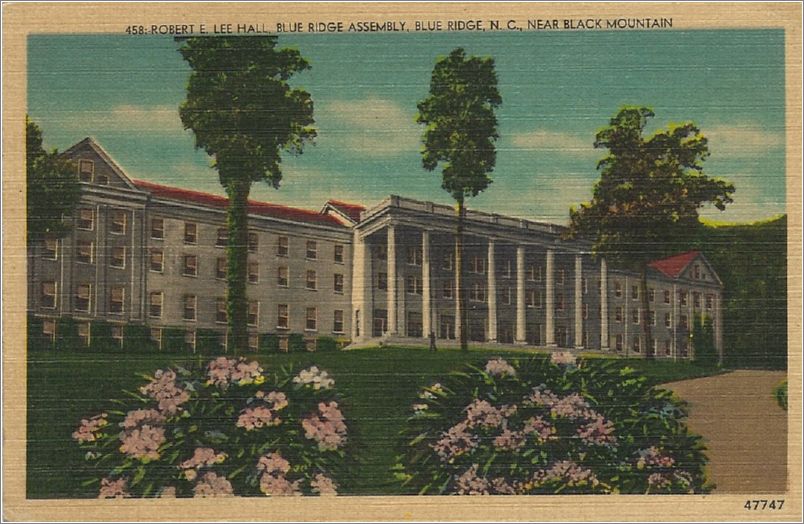 Robert E Lee Hall, Blue Ridge Assembly, Blue Ridge NC, near Black Mountain apc458a02-f