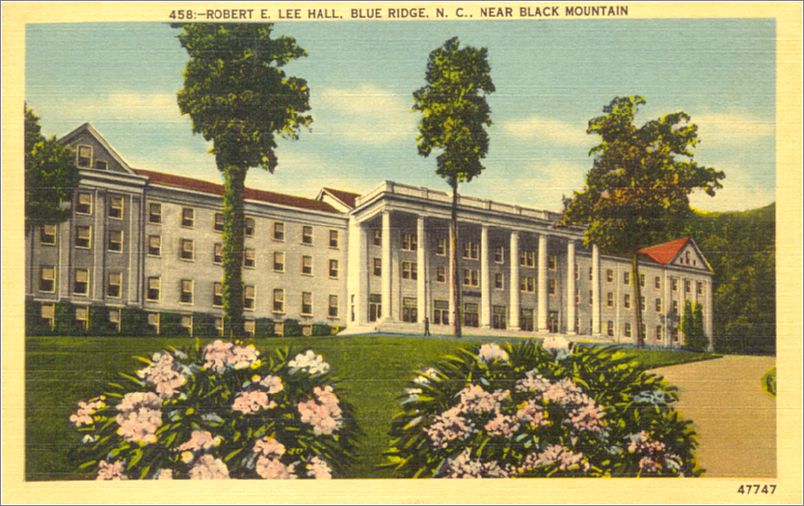 Robert E Lee Hall, Blue Ridge NC, near Black Mountain apc458b01-f