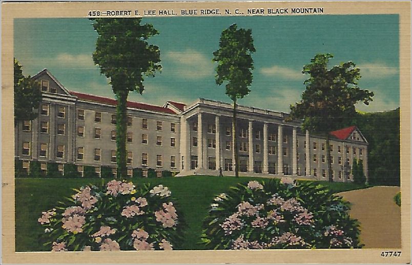 Robert E Lee Hall, Blue Ridge NC, near Black Mountain apc458e01-f