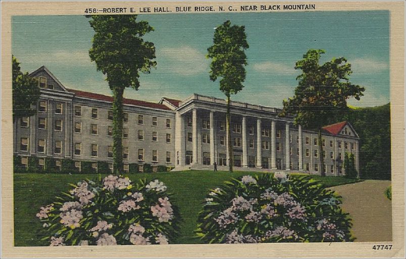 Robert E Lee Hall, Blue Ridge NC, near Black Mountain apc458e02-f
