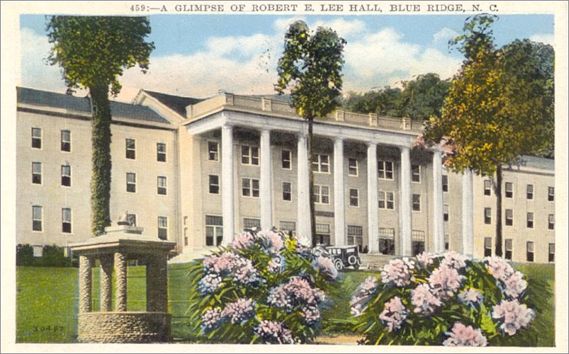 A Glimpse of Robert E Lee Hall, Blue Ridge NC apc459c01-f