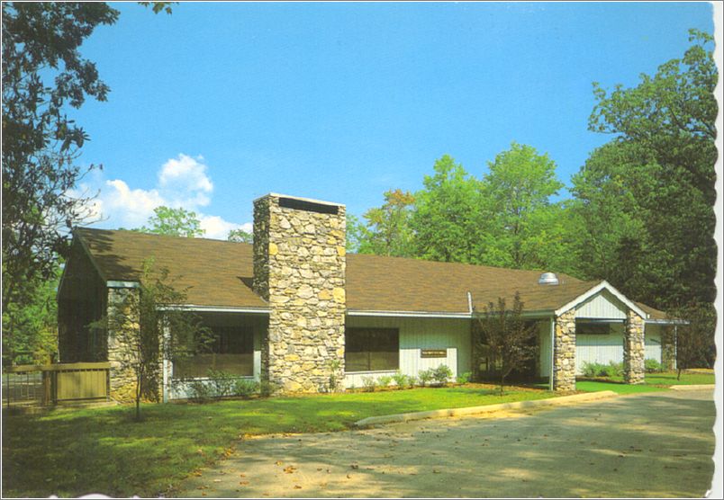 Weatherford Hall in the Summer, YMCA Blue Ridge Assembly, Black Mountain NC 28711 apc781103a01-f