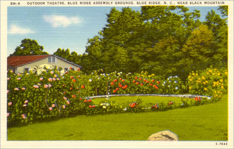 Outdoor Theatre, Blue Ridge Assembly, Blue Ridge NC, near Black Mountain apcbm04a01-f
