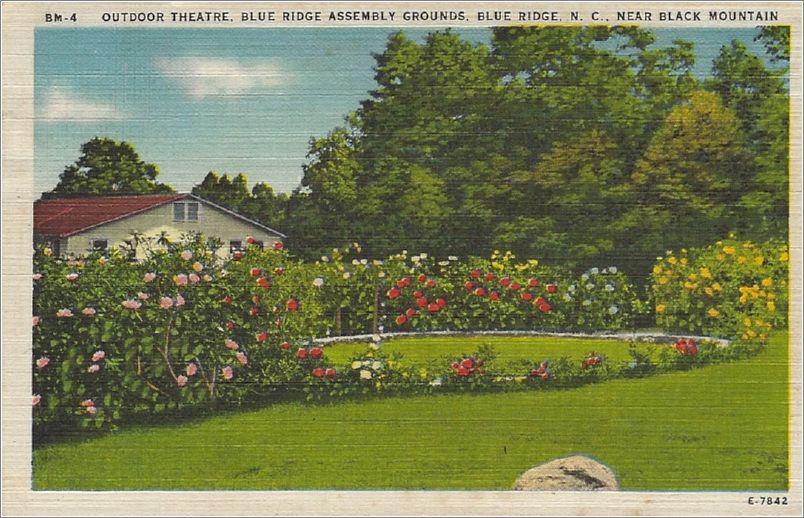 Outdoor Theatre, Blue Ridge Assembly, Blue Ridge NC, near Black Mountain apcbm04a02-f