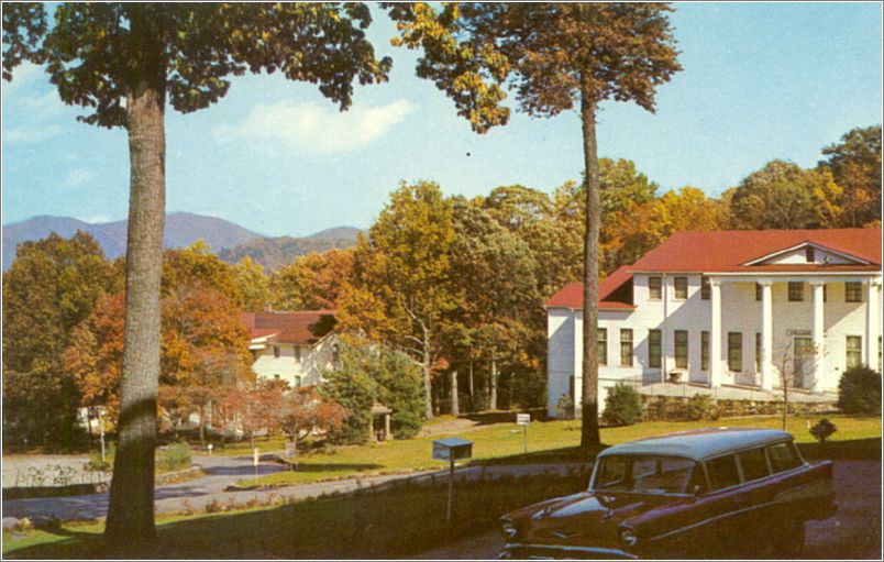 College Hall and Abbott Hall, Blue Ridge Assembly, near Black Mountain NC apckbm04a01-f