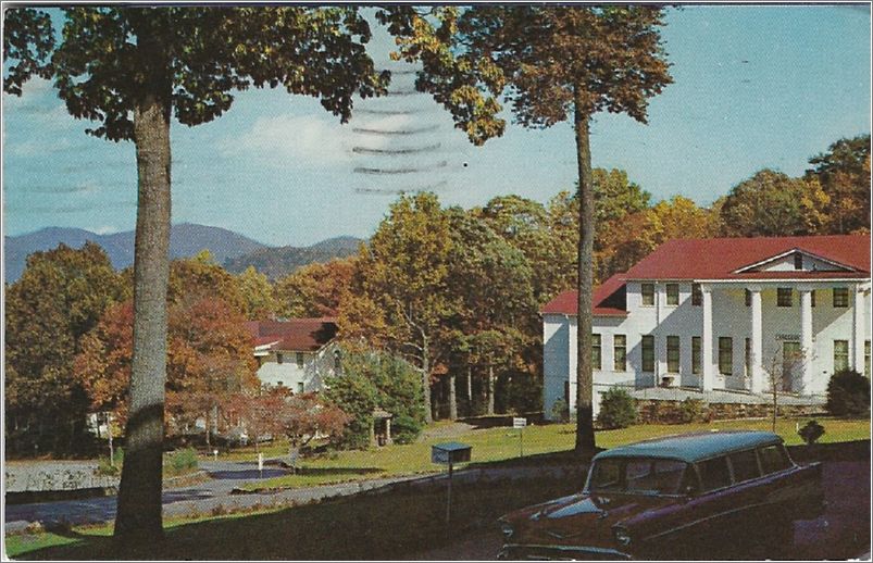 College Hall and Abbott Hall, Blue Ridge Assembly, near Black Mountain NC apckbm04a03-f