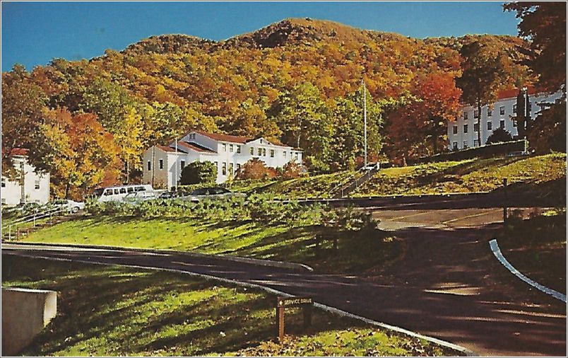 A Fall View of Hightop Mountain at YMCA Blue Ridge Assembly Black Mountain NC apckbm23a01-f