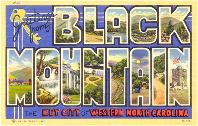 Greetings from Black Mountain, the Key City of Western North Carolina apcn063a01-f