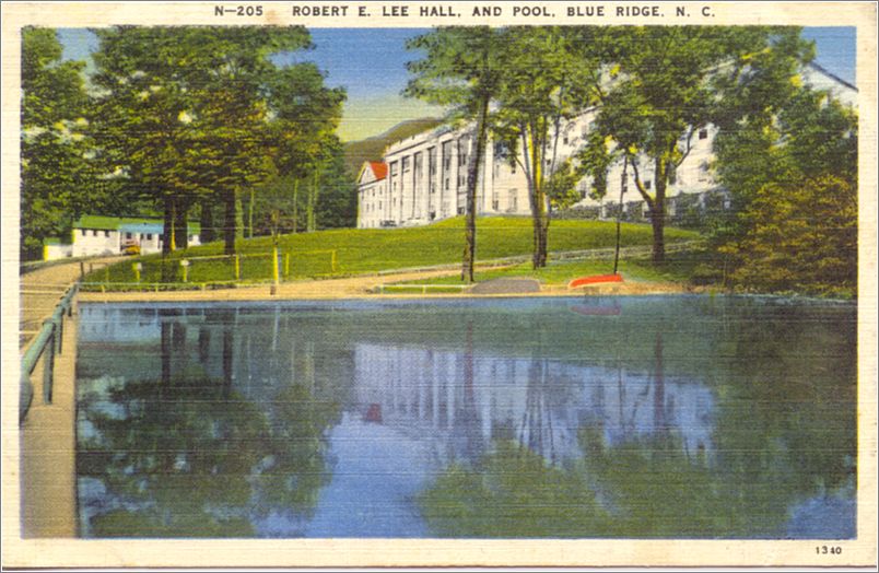 Robert E Lee Hall and Pool, Blue Ridge NC apcn205d01-f