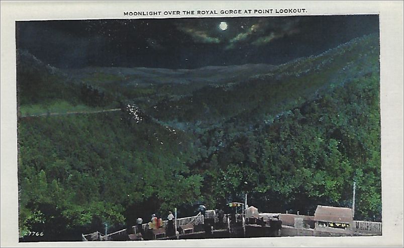    Moonlight Over the Royal Gorge at Point Lookout apcxf001a01-05