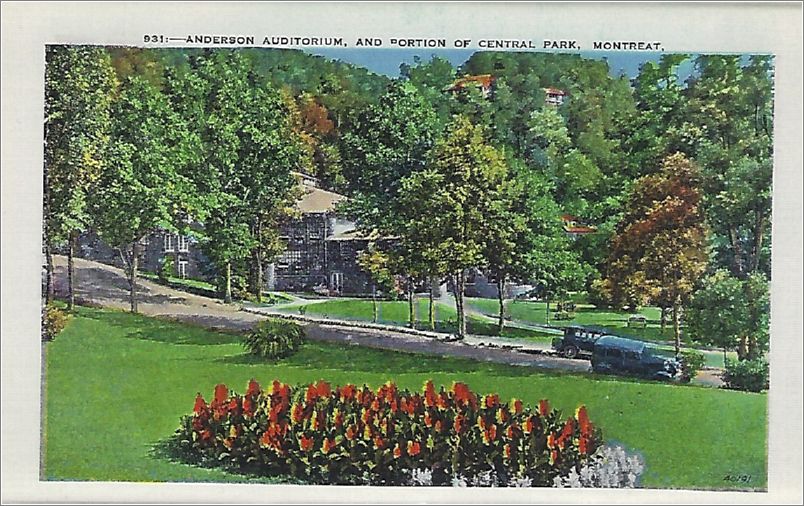    (931) Anderson Auditorium and Portion of Central Park, Montreat apcxf001a01-07