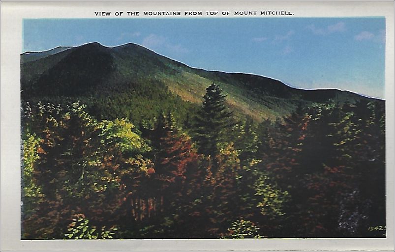    View of the Mountains from top of Mount Mitchell apcxf001a01-16