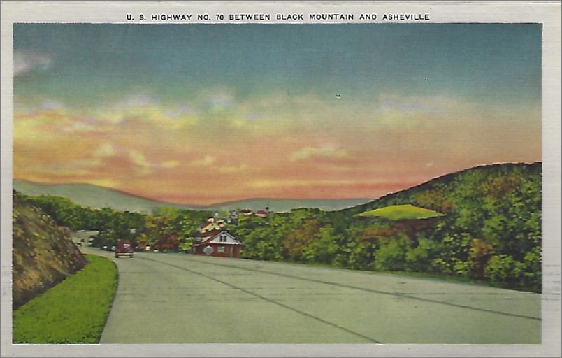    US Highway No. 70 between Black Mountain and Asheville apcxf002a01-14
