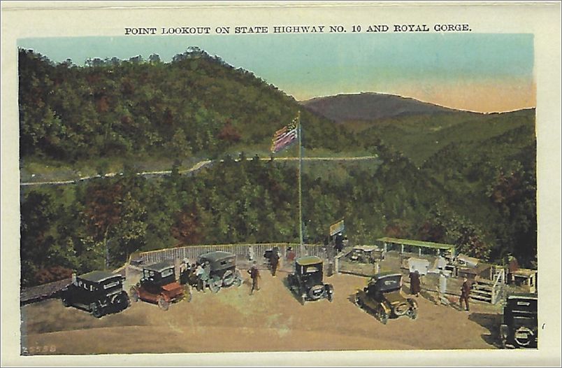    Point Lookout on State Highway No. 10 and Royal Gorge apcxf003a01-18