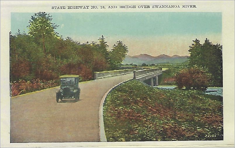    State Highway No. 10 and Bridge over Swannanoa River apcxf003a01-19