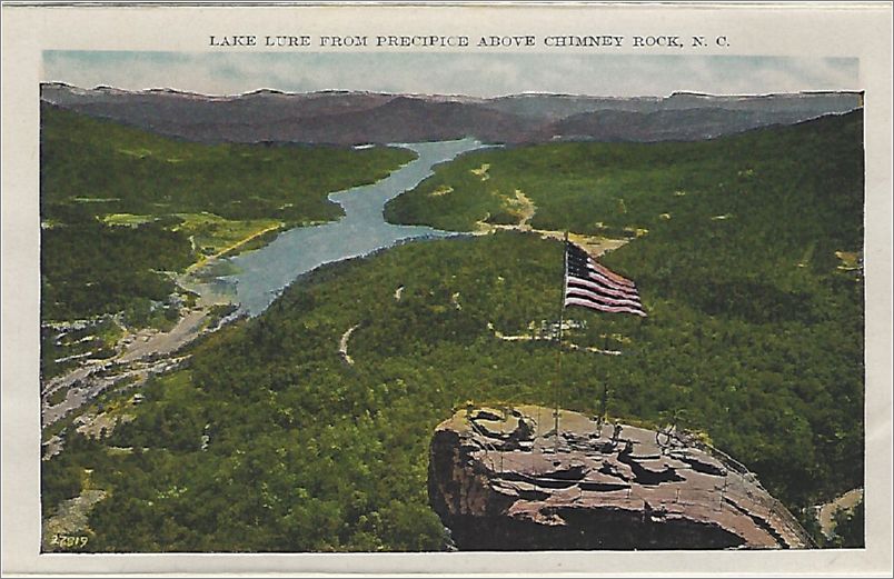    Lake Lure from Precipice above Chimney Rock NC apcxf004a01-05