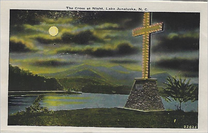    The Cross at Night, Lake Junaluska NC apcxf004a01-06
