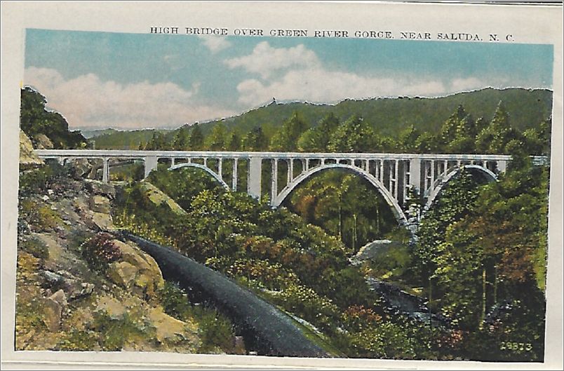    High Bridge over Green River Gorge, near Saluda NC apcxf004a01-08