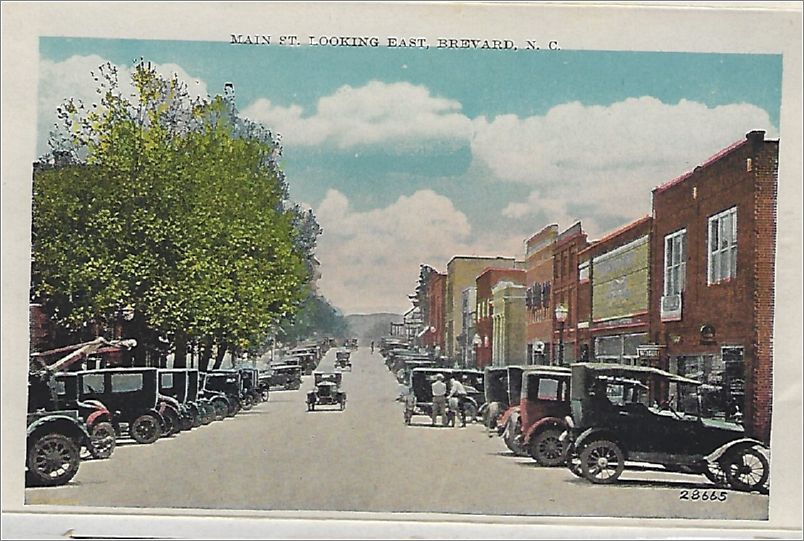    Main St. looking East, Brevard NC apcxf004a01-11