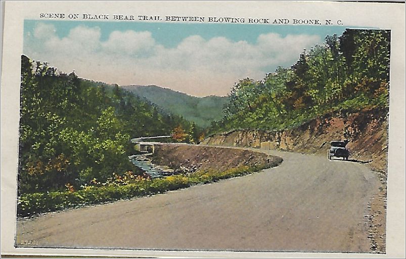    Scene on Black Bear Trail between Blowing Rock and Boone NC apcxf004a01-13