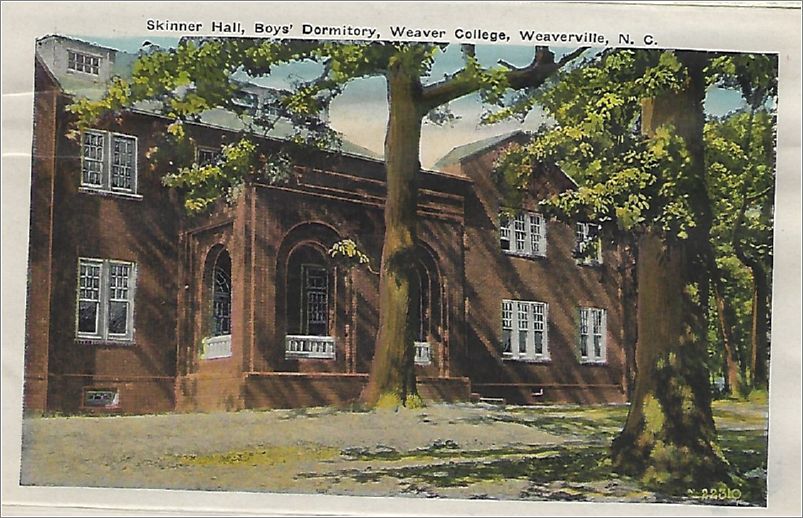    Skinner Hall, boy's dormitory, Weaver College, Weaverville NC apcxf004a01-18