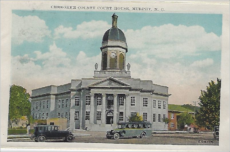    Cherokee County Court House, Murphy NC apcxf004a01-21