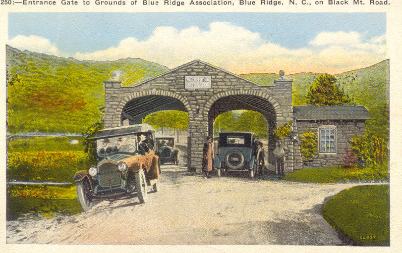 Entrance Gate to Grounds of Blue Ridge Association