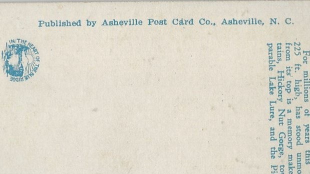 Published by Asheville Post Card Co