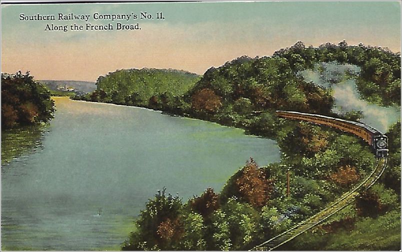 Southern Railway Company's No. 11, Along the French Broad (conference dates on back) bbcb153a01-f