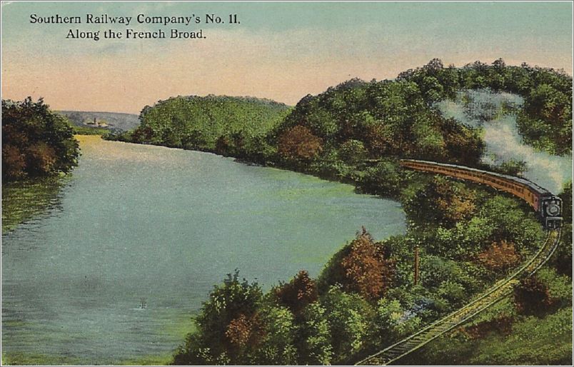 Southern Railway Company's No. 11, Along the French Broad (conference dates on back) (also see spc0b153) bbcb163a01-f