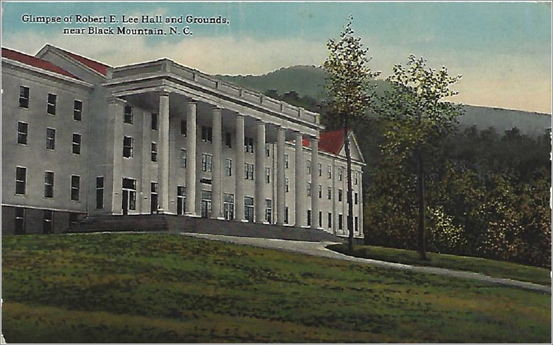 Glimpse of Robert E Lee Hall and Grounds near Black Mountain NC bbcb269a01-f