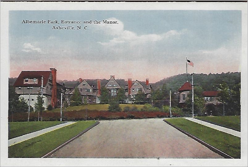    Albemarle Park, Entrance and the Manor, Asheville NC bbcxf001a01-08