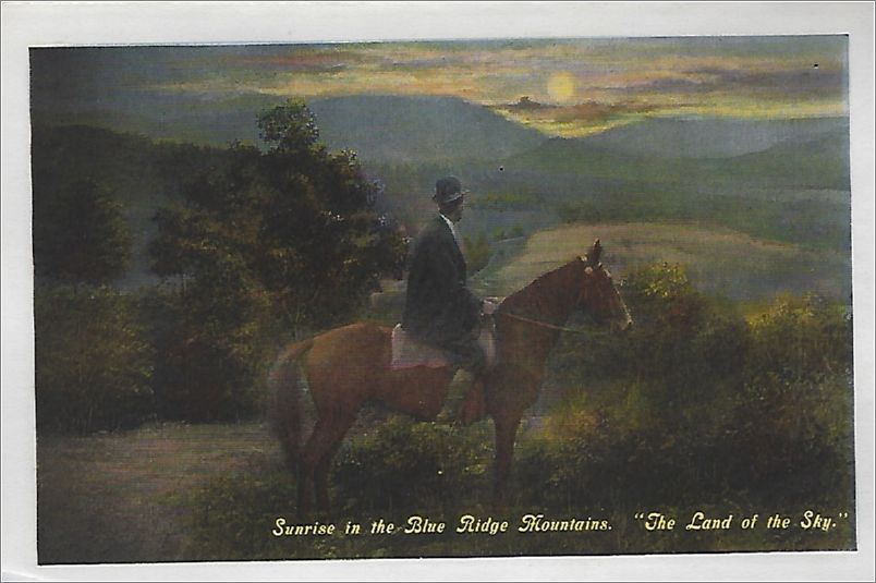    Sunrise in the Blue Ridge Mountains 