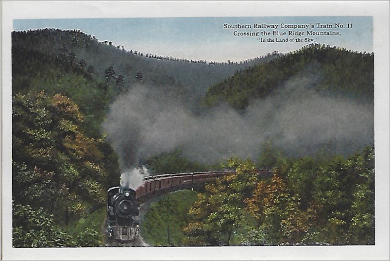    Southern Railway Company's Train No. 11, Crossing the Blue Ridge Mountains, 