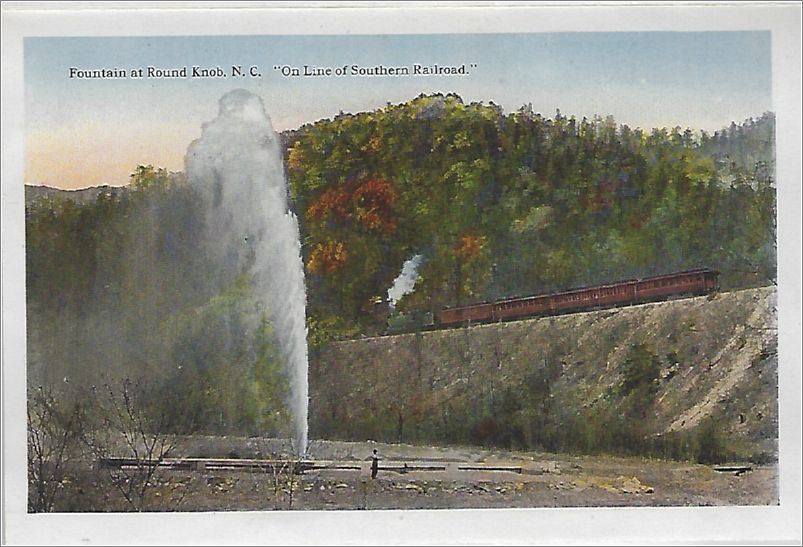    Fountain at Round Knob NC, 