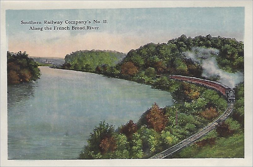   Southern Railway Company's No. 11, Along the French Broad River bbcxf002a01-07