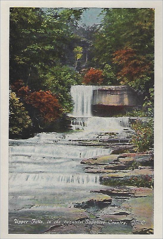   Upper Falls, in the beautiful Sapphire Country NC bbcxf002a01-10