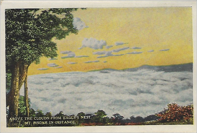   Above the Clouds from Eagle's Nest. Mt Pisgah in distance bbcxf002a01-13