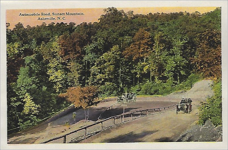   Automobile Road, Sunset Mountain, Asheville NC bbcxf002a01-17