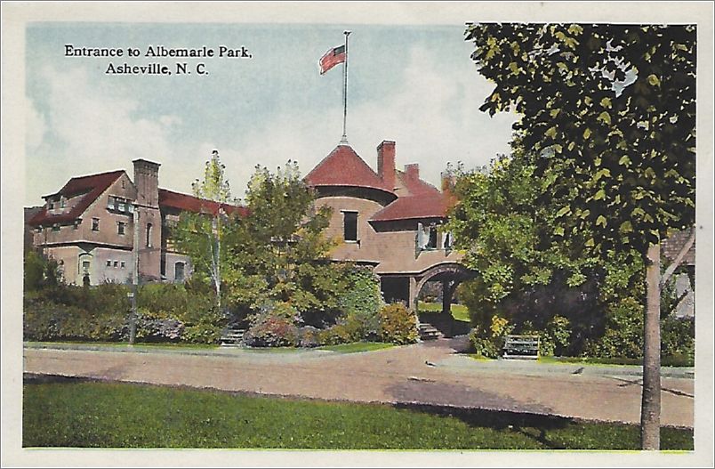   Entrance to Albemarle Park, Asheville NC bbcxf002a01-19