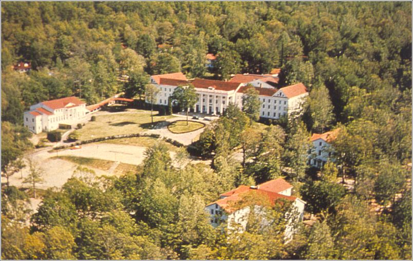 Aerial View of Blue Ridge Assembly, Black Mountain, North Carolina ck023277a01-f