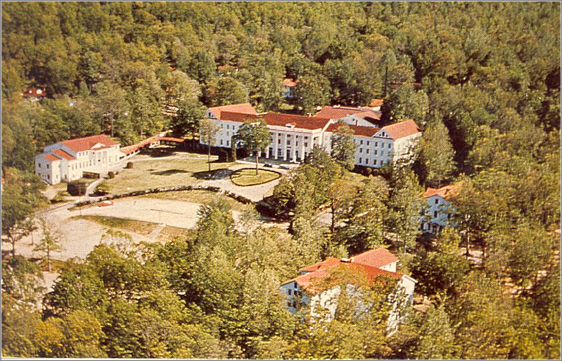 Aerial View of Blue Ridge Assembly, Black Mountain, North Carolina ck023277a02-f