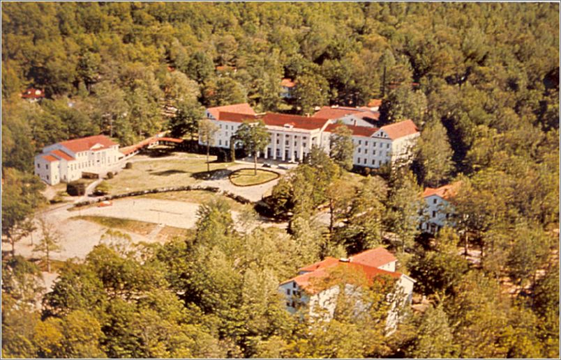 Aerial View of Blue Ridge Assembly, Black Mountain North Carolina ck023277b01-f