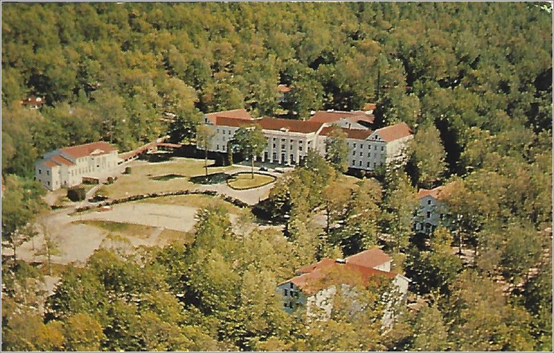 Aerial View of Blue Ridge Assembly, Black Mountain, North Carolina ck023277c01-f